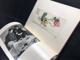 上海1949 1959 五九年八開精裝布面畫集,上海當(dāng)時景物時事事件藝術(shù),彩色畫面多為貼頁式裝幀,更有娟面彩印貼頁 上海畫冊編輯委員會